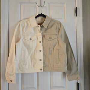 Levi's Original Women's Trucker 2 Tone Denim Jacket Size L NWT